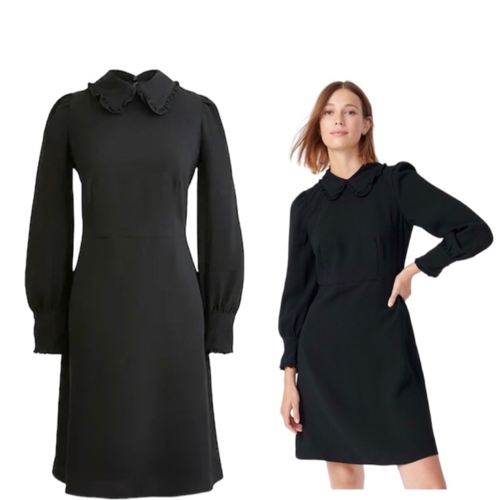 JCREW Long sleeve collar dress